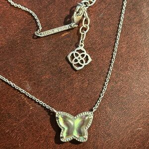 Kendra Scott Butterfly Necklace- Glass